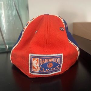 NewEra Hardwood Classics Cleveland Cavaliers Orange Blue Fitted Hat Men's 7 1/2